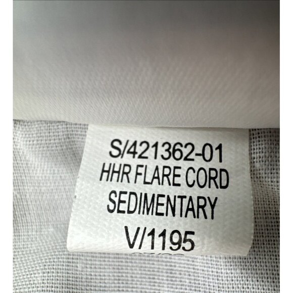 Old Navy Corduroy Pants Womens 14 Brown Flare Higher High Rise Disco Stretch NEW - Picture 10 of 11